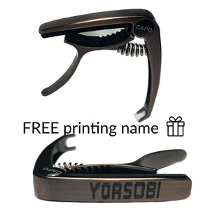 High Quality Metal Guitar Capo + Free Printing name