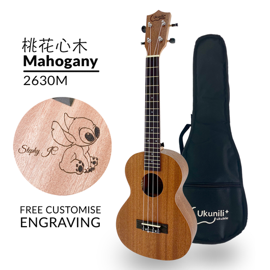 Ukunili Ukulele Tenor 26' Mahogany Wood 2630M