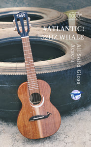 TODO Ukulele 26' Tenor Whale Acacia wood Full Solid + EQ (EQUALIZER)