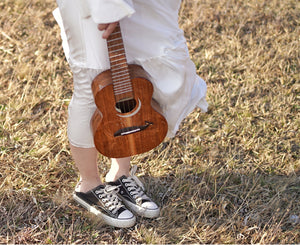 TODO Ukulele 26' Tenor Whale Acacia wood Full Solid + EQ (EQUALIZER)