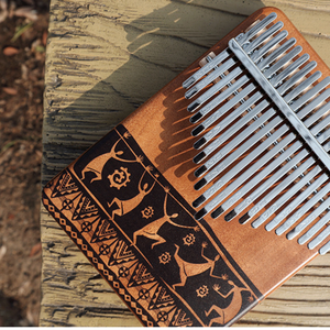 TODO 21 KEYS MAHOGANY WOOD DEMOCRATIC DANCE STYLE KALIMBA