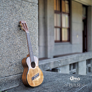 Uma Ukulele 26'Tenor Full Solid Koa wood UMA-PulseKT + EQ (EQUALIZER)