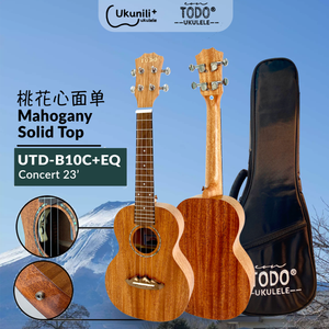 TODO Ukulele 23' Concert Mahogany Solid Top + EQ (EQUALIZER)