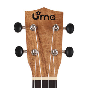 Uma Ukulele 26' Tenor Acacia koa Wood Uma-Baby-T + EQ (EQUALIZER)