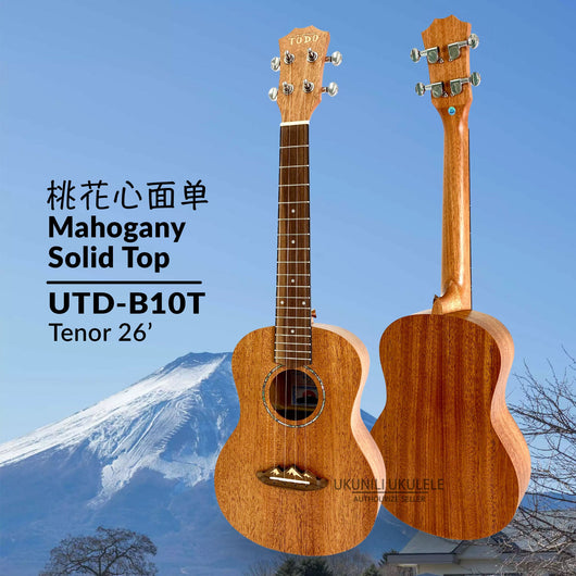 TODO Ukulele 26' Tenor Mahogany Solid Top + EQ (EQUALIZER)