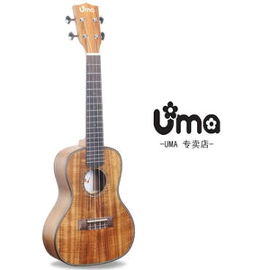 Uma Ukulele 23' Concert Acacia koa Solid Top  UMA UK-15SC + EQ (EQUALIZER)