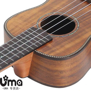 Uma Ukulele 23' Concert Acacia koa Solid Top  UMA UK-15SC + EQ (EQUALIZER)