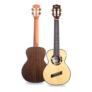 Uma Ukulele 26'Tenor Full Solid Engelmann Spruce / Black Walnut UMA-PulseST + EQ (EQUALIZER)