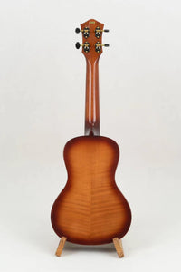 TODO Ukulele 23' Concert Oriental Phonix Tiger Pattern Solid Top + EQ (EQUALIZER)