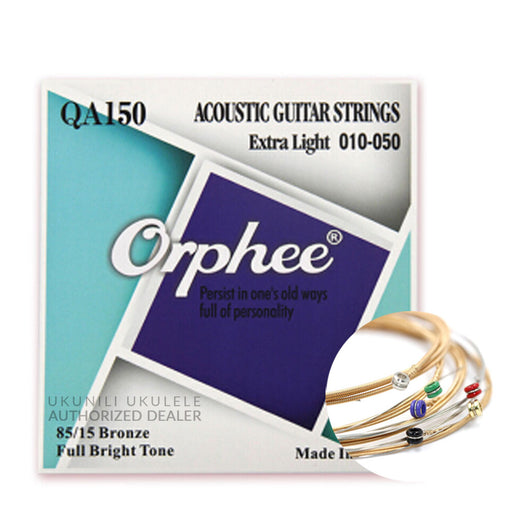 Orphee Bronze Vacuum Pack Acoustic Guitar Strings QA140/150/160